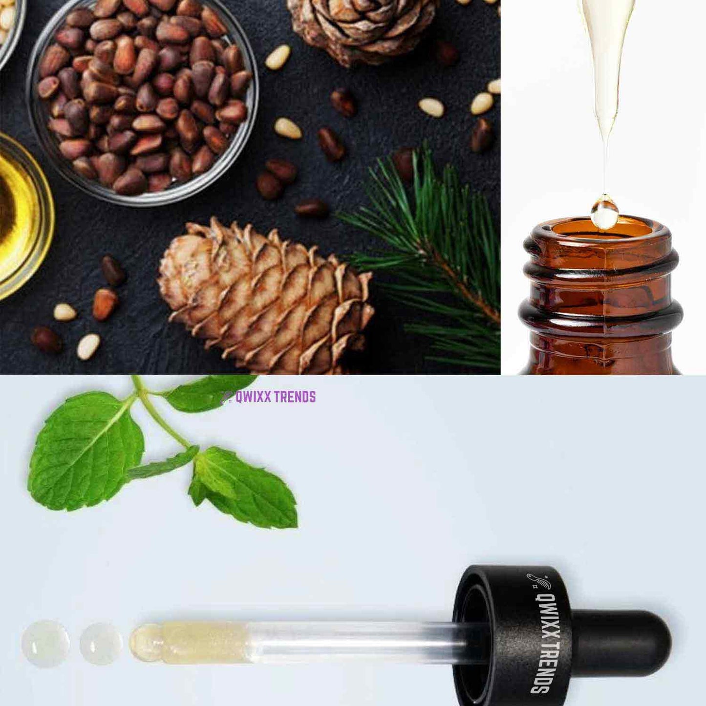 Vegan Biotin Hair Oil – Repair & Boost Growth for Dry, Damaged Hair - Qwixx Shop -New-