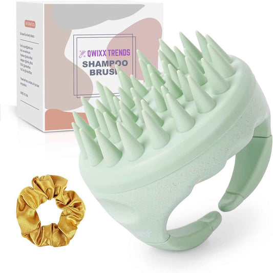 Eco Scalp Shampoo Brush – Biodegradable Wheat Straw for Hair & Scalp Care