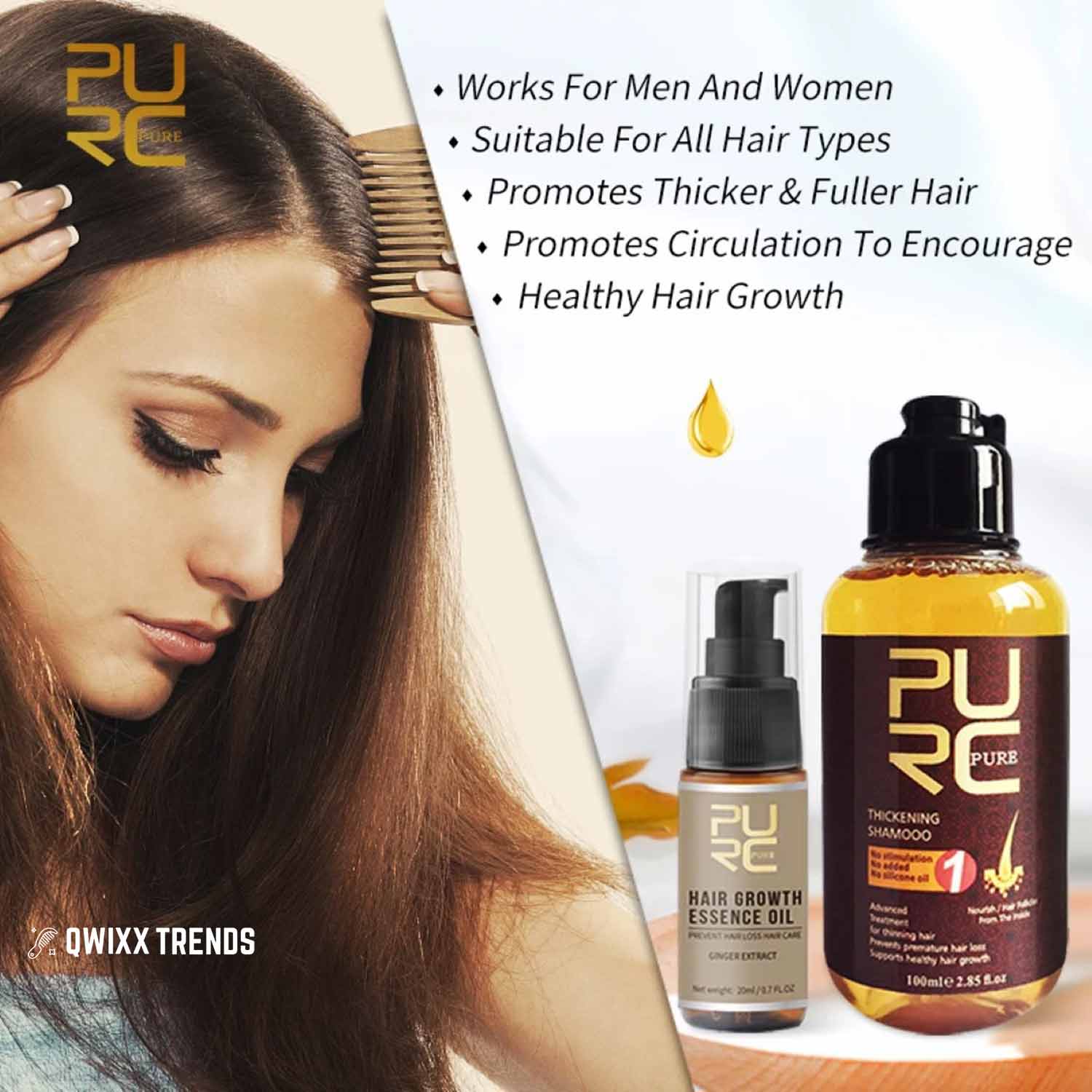 Fast Hair Growth Oil & Shampoo | Ultimate Hair Loss Solution - wld