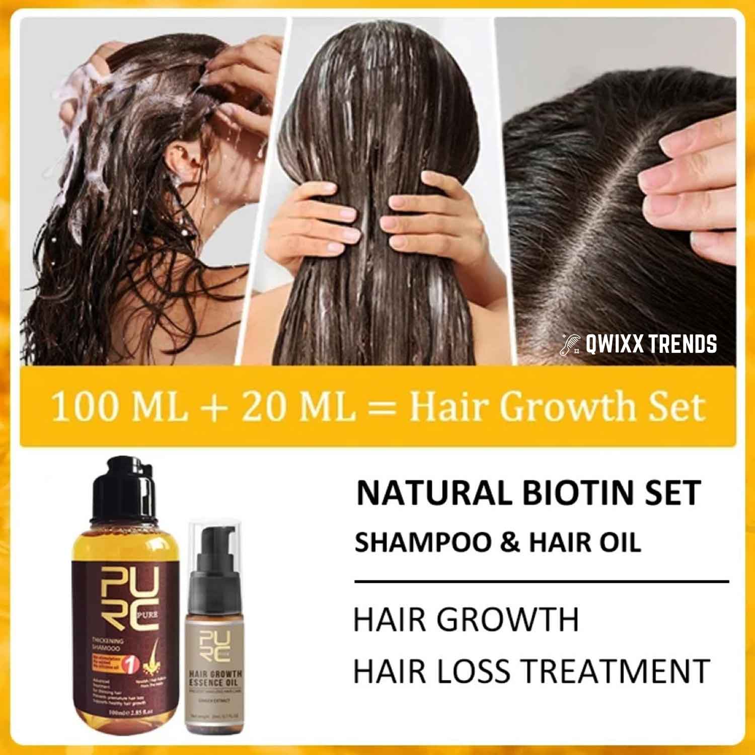 Fast Hair Growth Oil & Shampoo | Ultimate Hair Loss Solution - wld