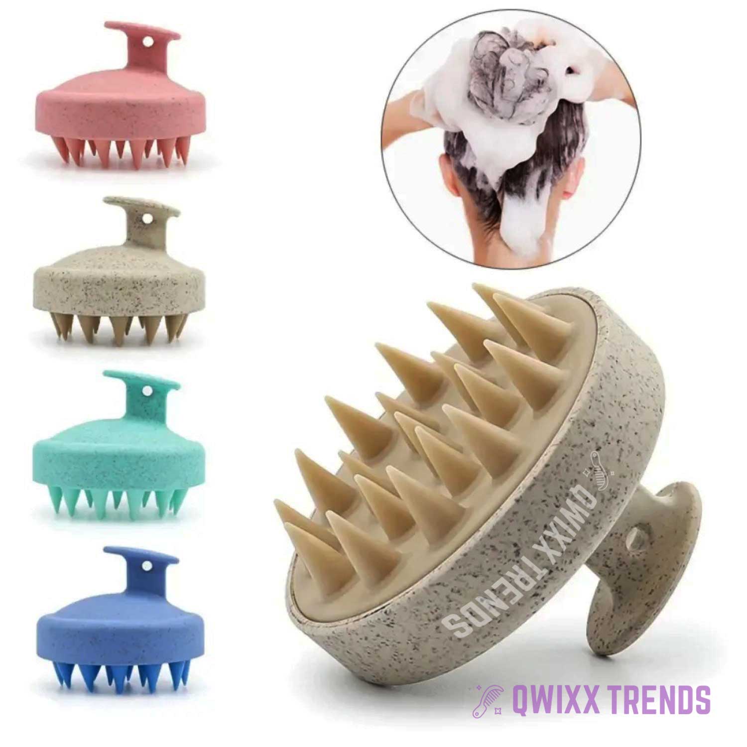 🗺 Silicone Shampoo & Scalp Massager – Healthy Hair, Relaxed Scalp