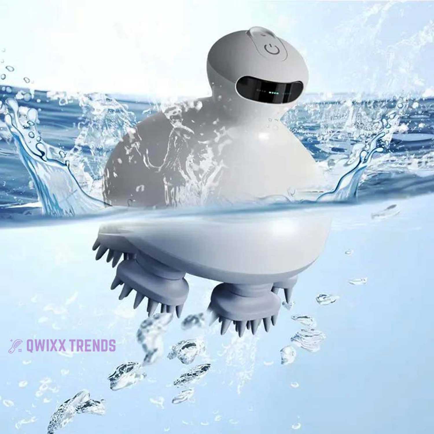 Cordless Scalp Massager: Hair Growth & Blissful Wellness - Qwixx Shop -New-