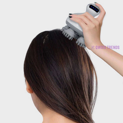 Cordless Scalp Massager: Hair Growth & Blissful Wellness - Qwixx Shop -New-